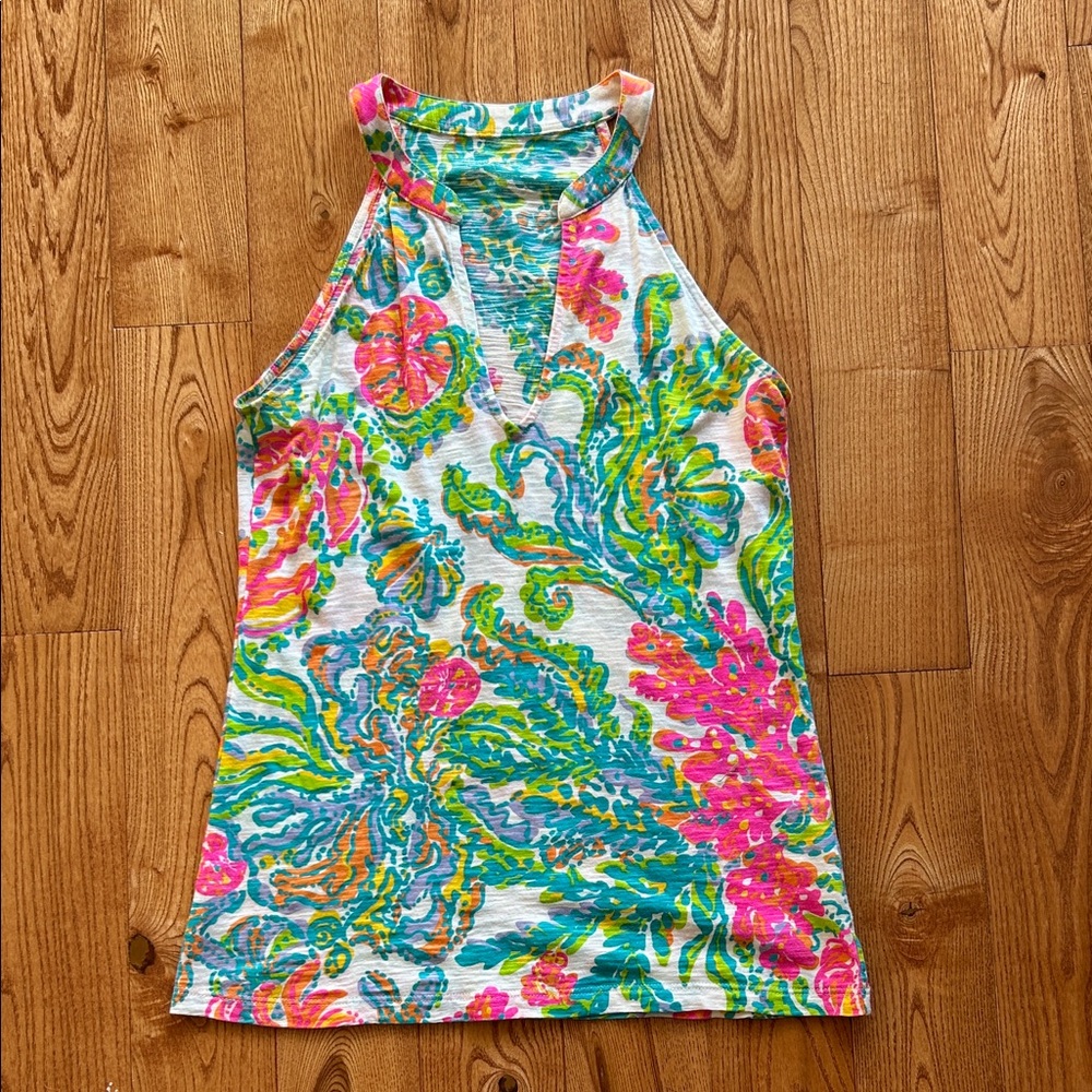 Lilly Pulitzer Multicolor Floral Tank Top